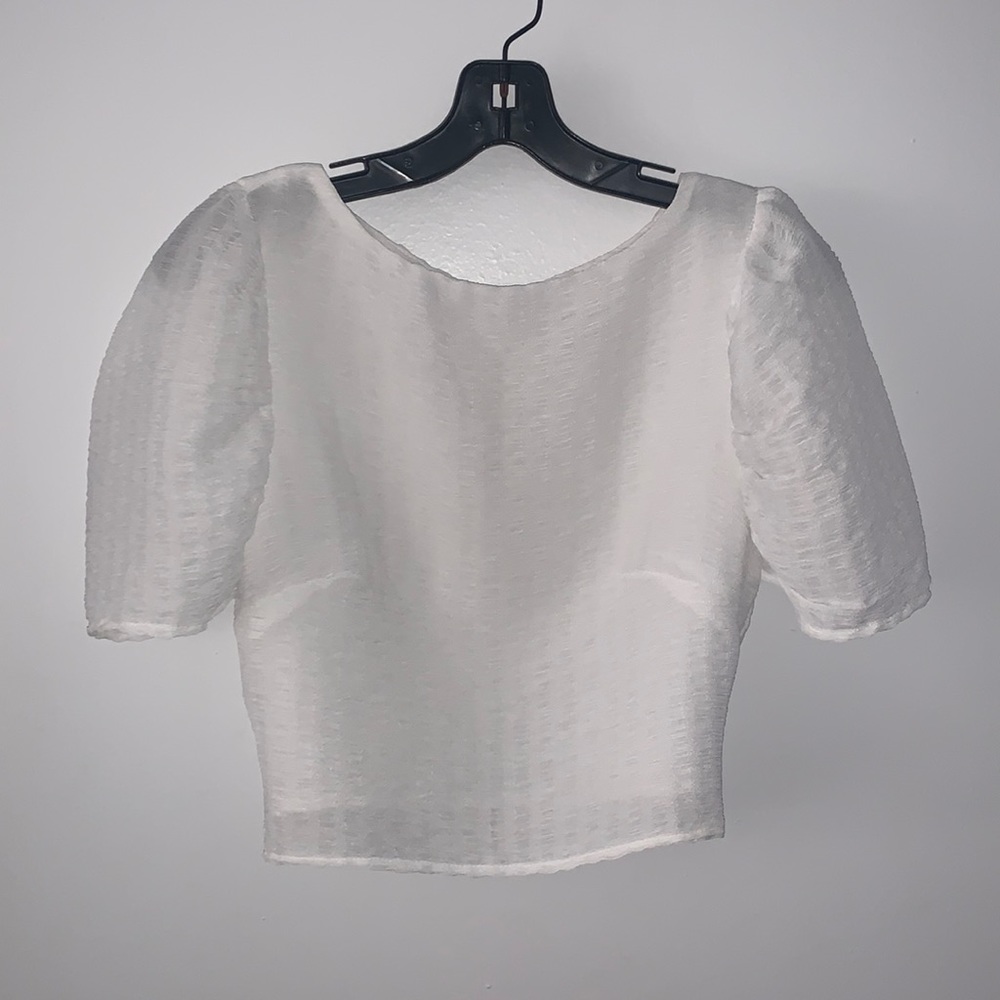 Superdown white blouse